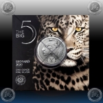 1oz JUŽNA AFRIKA 5 Rand 2020 (The Big Five - LEIPARD) BU